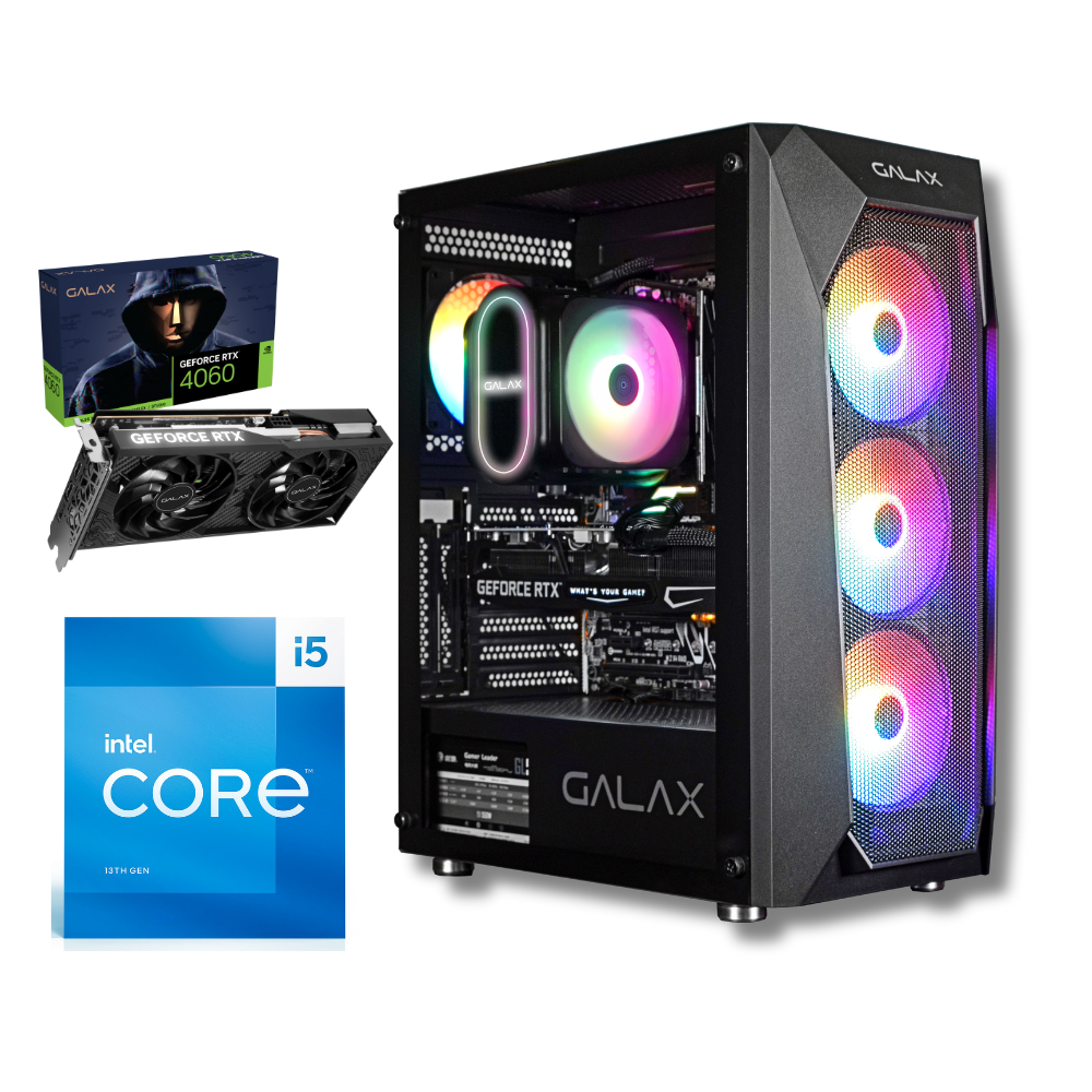 VIST PC Gaming Core i5 13400F - RAM 16Go - RTX 4060 - SSD 1To m.2 - Windows  11 Pro - Unités Centrales - Achat & prix