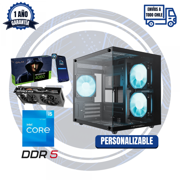 PC GAMER RTX 4060, Intel I5 12400F, DDR5 16GB RAM, 1TB M2