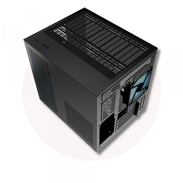 GABINETE NWG COBALT MATX (3 Fans ARGB) + PSU NWG 750W Bronce - Imagen 2
