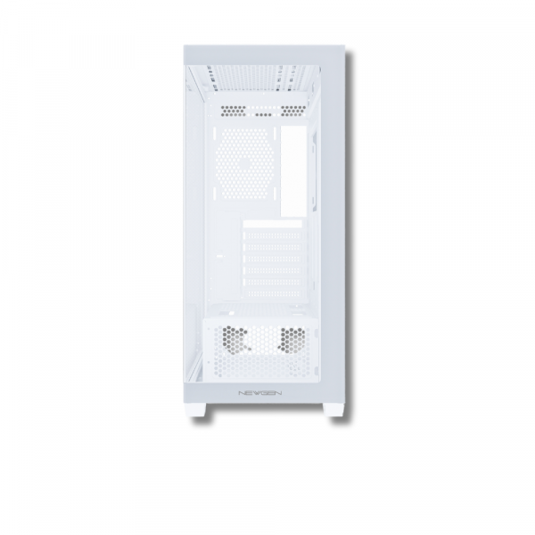 GABINETE NEWGEN RADIANCE Glass ATX White (4 Fans ARGB) - Imagen 2