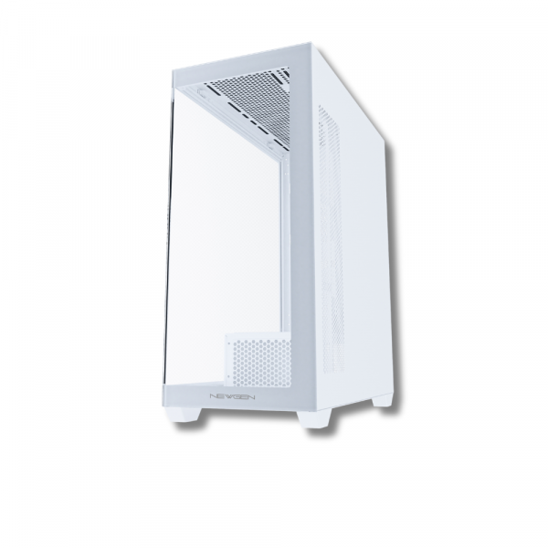 GABINETE NEWGEN RADIANCE Glass ATX White (4 Fans ARGB) - Imagen 3