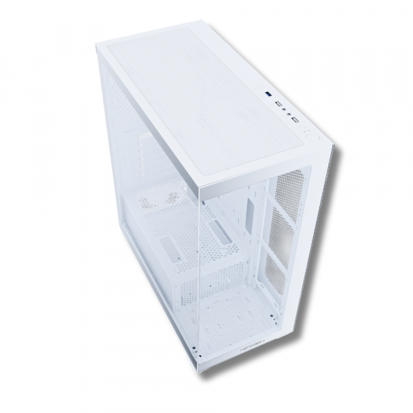 GABINETE NEWGEN RADIANCE Glass ATX White (4 Fans ARGB) - Imagen 4