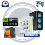 PC GAMER RTX 5070 TI , AMD Ryzen 7 7800X 3D, 16GB DDR5, 1TB M.2