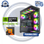 PC GAMER RTX 5070 TI , AMD Ryzen 7 7800X 3D, 32GB DDR5, 1TB M.2