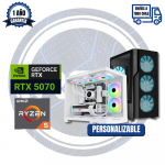 PC GAMER RTX 5070, AMD Ryzen 5 5600X, 16GB RAM 3200MHZ, 1TB M2