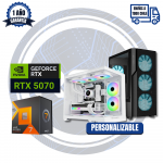 PC GAMER RTX  5070, AMD Ryzen 7 7800X 3D, 16GB DDR5, 1TB M.2