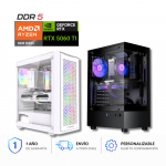 PC GAMER RTX 5060 TI, AMD Ryzen 5 8400F, 16GB RAM DDR5, 512GB M.2