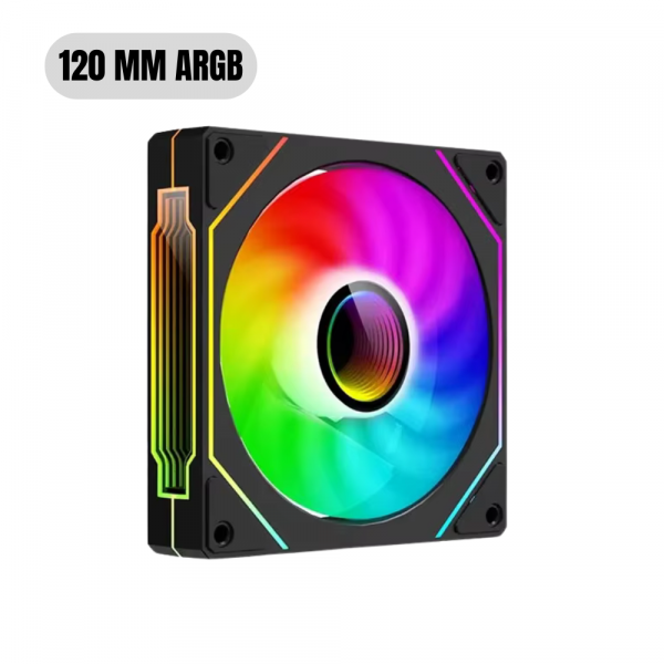 Ventilador NEWGEN Edge R Black ARGB 120mm (Reverse) - Imagen 3