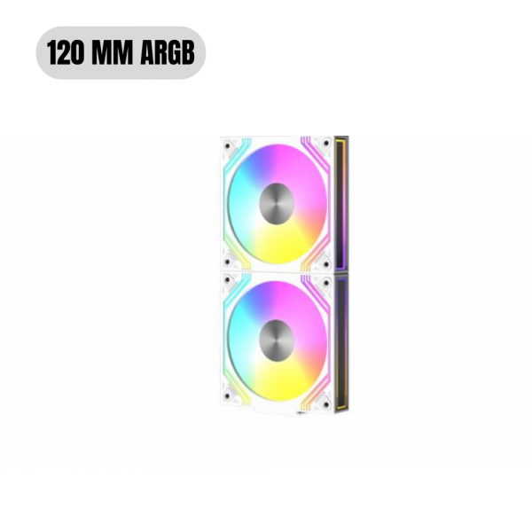 Ventiladores NEWGEN Blade LINK White ARGB 120mm (Pack 2) - Imagen 3