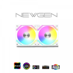 Ventiladores NEWGEN Blade LINK White ARGB 120mm (Pack 2)
