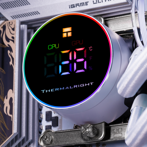 Refrigeración Líquida Thermalright Frozen Magic 360 Digital ARGB WHITE V2 - Imagen 8