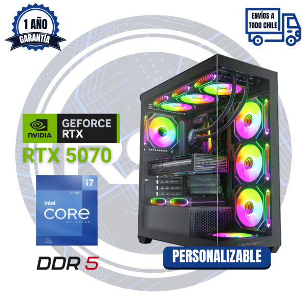 PC GAMER RTX  5070, Intel I7 12700KF, 32GB RAM DDR5 , 1TBM.2