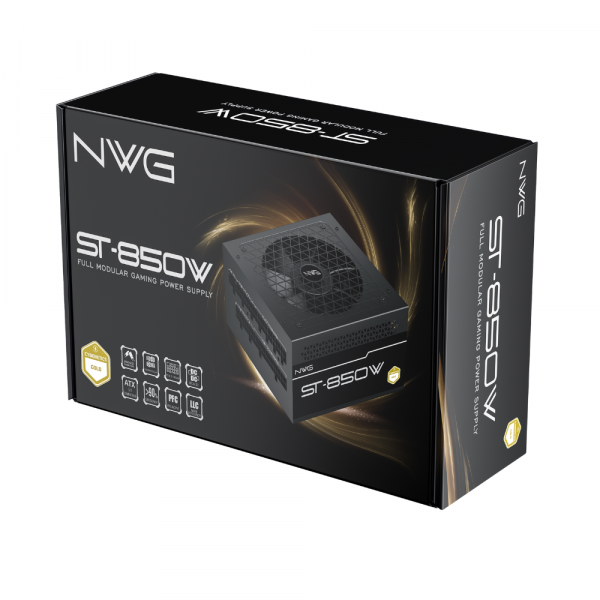 Fuente de Poder NWG 850W Certificación Oro Full Modular (Certificación Cybenetics) - Imagen 8