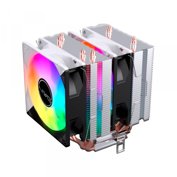 Cooler CPU NEWGEN Twin Vortex White (ARGB) - Imagen 3