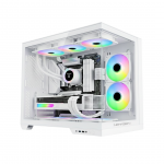 Gabinete NEWGEN COBALT XL Glass ATX BTF White V2 (3 Fans ARGB)