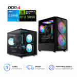 PC GAMER RTX 5050, Intel I5 12400F, 8GB RAM DDR4, 512GB M2