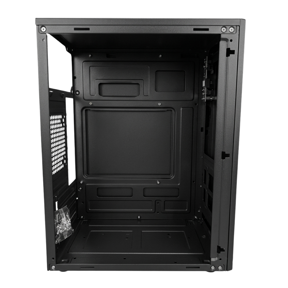 Gabinete NEWGEN OFFICE MATX Black (1 Fan) - Imagen 3