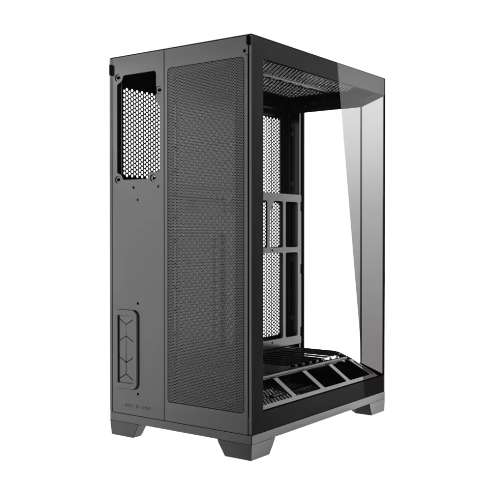 Gabinete NEWGEN BASALT ATX BTF Black (Incluye 5 Fans ARGB) - Imagen 5