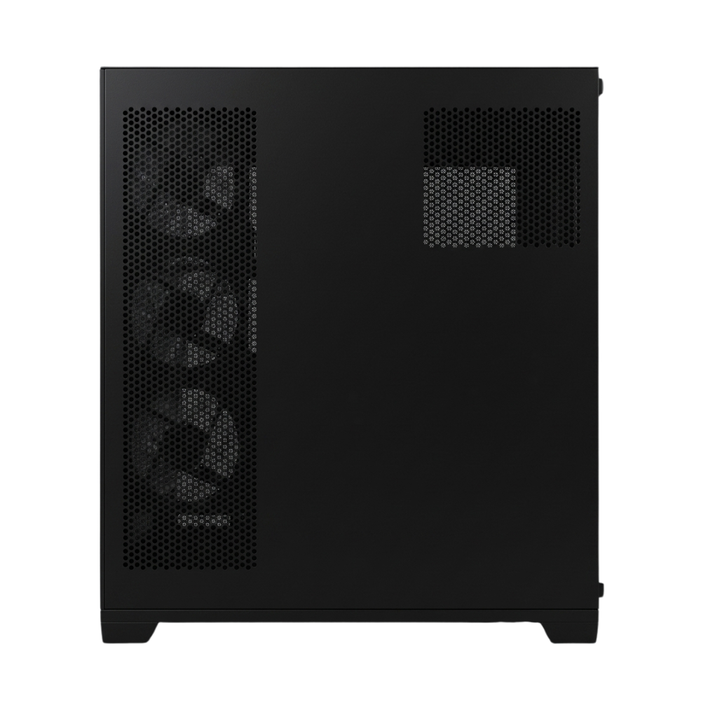 Gabinete NEWGEN BASALT ATX BTF Black (Incluye 5 Fans ARGB) - Imagen 8