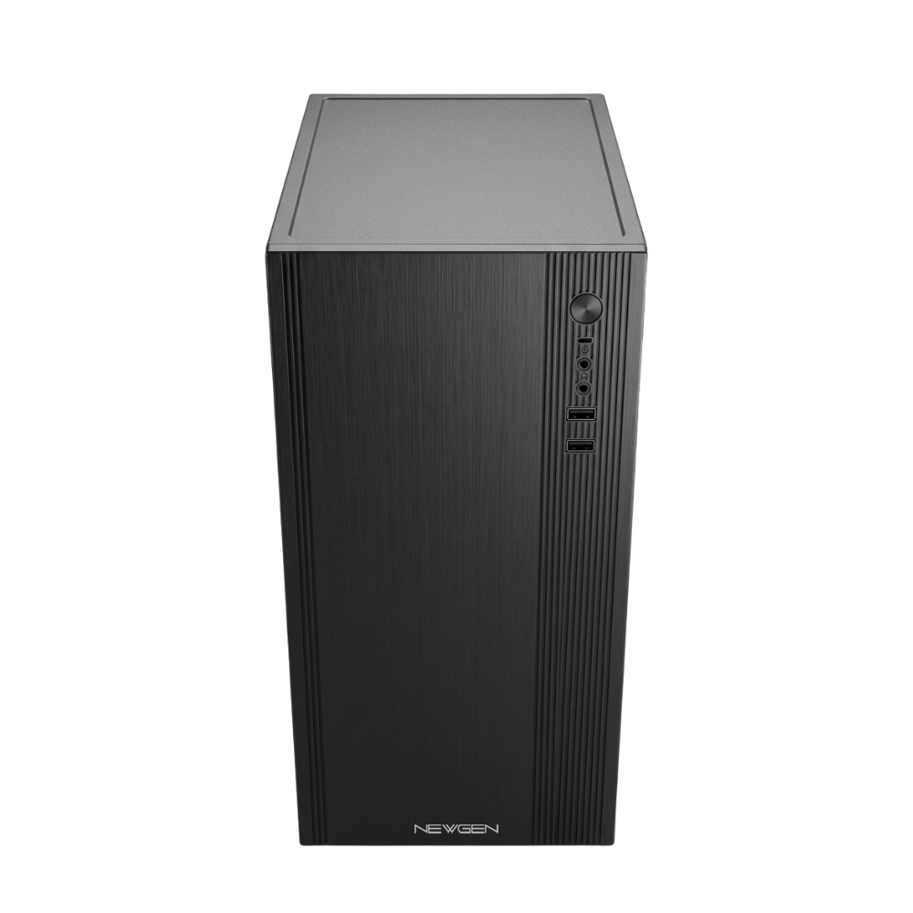 Gabinete NEWGEN OFFICE MATX Black (1 Fan) - Imagen 2