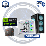 PC GAMER RTX 5070, AMD Ryzen 7 8700F, 16GB RAM DDR5, 1TB M.2