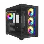 Gabinete NEWGEN ORION BLACK ATX BTF (4 FANS ARGB + HUB)
