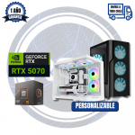 PC Gamer RTX 5070, AMD Ryzen 5 7500F, 16GB DDR5, 1TB M.2