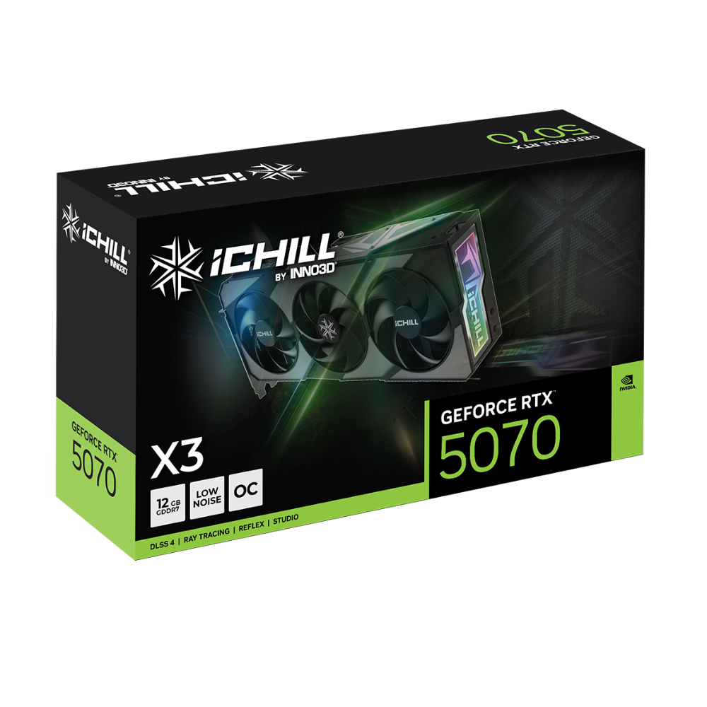 Tarjeta de Video INNO3D GeForce RTX 5070 ICHILL X3 - Imagen 8