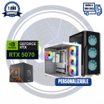PC Gamer RTX 5070, AMD Ryzen 7 7700, 16GB DDR5, 1TB M.2