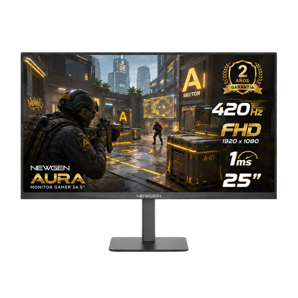 Monitor NEWGEN AURA 25″/ FHD/ IPS/ 420Hz/ 1MS