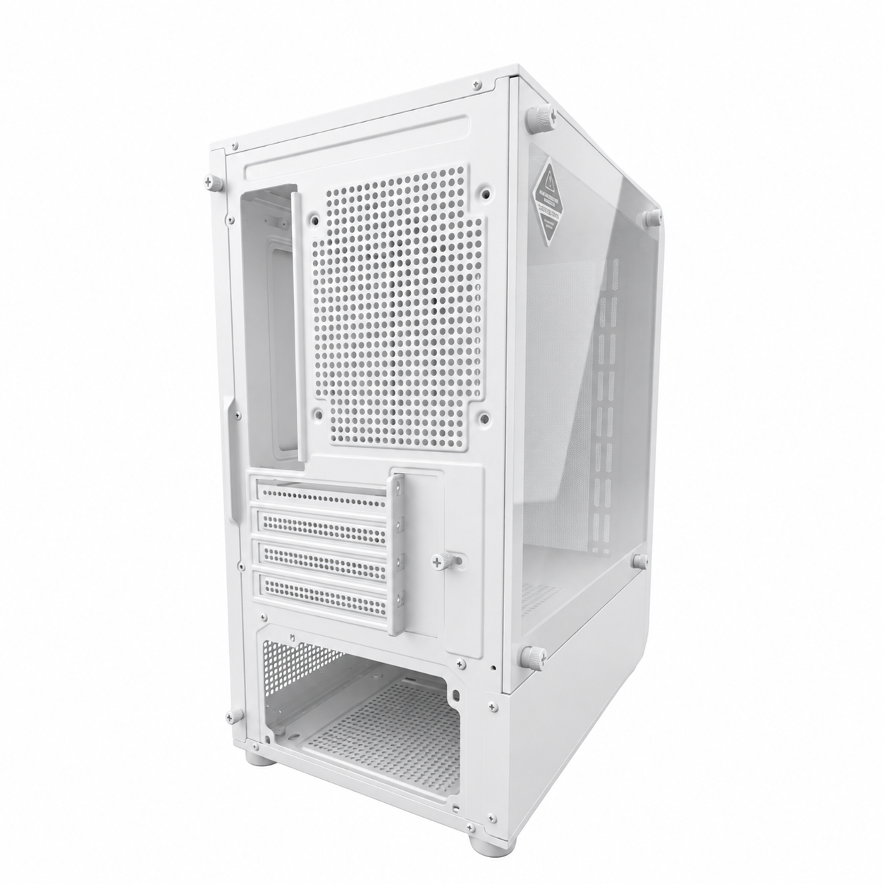 Gabinete NEWGEN ENTRY MATX White (3 Fans FRGB Incluidos) - Imagen 4