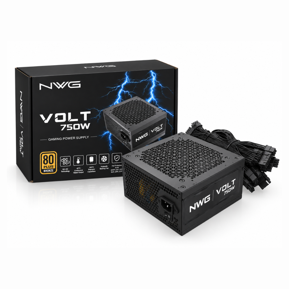 Fuente de Poder NWG VOLT 750W Certificacion Bronce